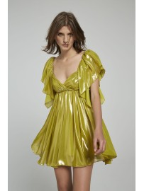 VESTIDO DOLL LAMIN ORO