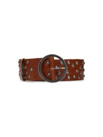 BELT STUD MARRÓN