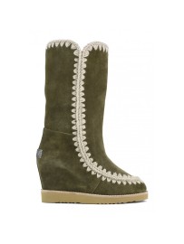 ESKIMO FRENCH TOE WEDGE TALL VERDE