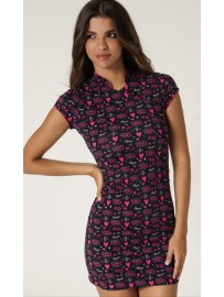 VESTIDO NIPPON LICRA ESTAMPADO XO (SNY)