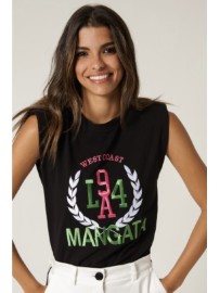 CAMISETA HOMBRERAS LA94 NEGRA