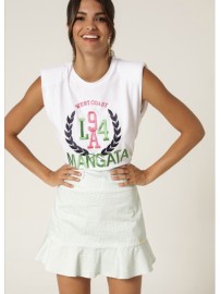 CAMISETA HOMBRERAS LA94 BLANCA
