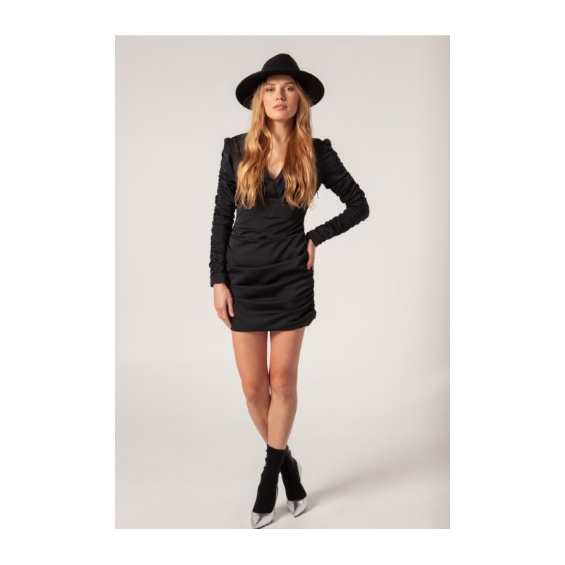 Vestido mini online drapeado