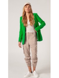 PANTALÓN CARGO BOLSILLOS LATERALES BEIGE