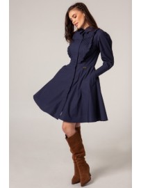 VESTIDO CAMISERO JARETAS MARINO