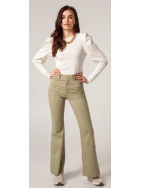PANTALÓN CAMPANA VERDE