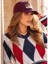 GORRA GRANATE PARCHE