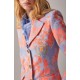 CHAQUETA JACQUARD FLUOR ESCUDO