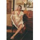 VESTIDO LINO BEIGUE VOLANTES