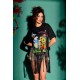 CAMISETA FLECOS NEGRA