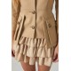 CHAQUETA SAHARIANA COLOR CAMEL