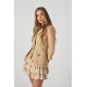 CHAQUETA SAHARIANA COLOR CAMEL