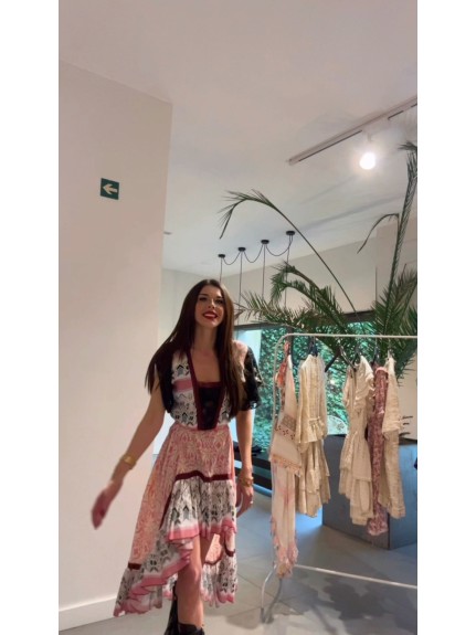 VESTIDO ASIMÉTRICO ESTAMOADO