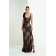 ABITO CANOTTA ROSE LEOPARDO