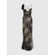 ABITO CANOTTA ROSE LEOPARDO