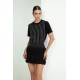 T‐SHIRT STRIPES STRASS
