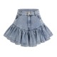 MINIFALDA VAQUERA CON VOLANTES
