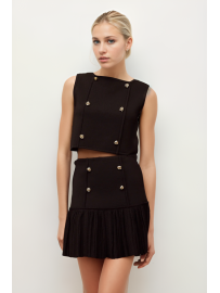 FALDA DE PUNTO NEGRA