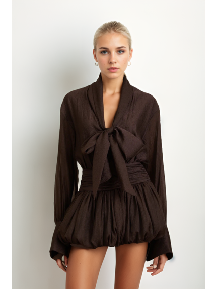 ABRIGO PIEL SINTÉTICO CON CAPA DESMONTABLE