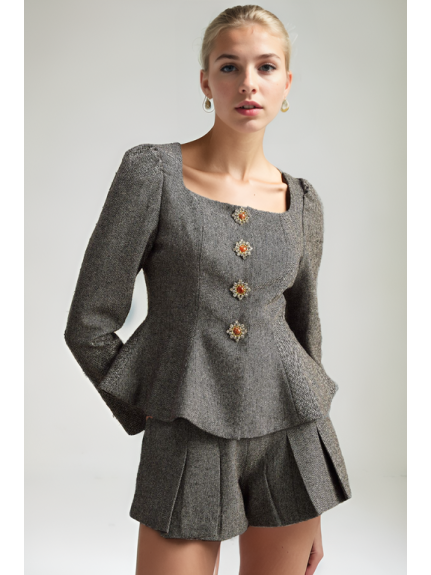 CONJUNTO 2 PIEZAS GRIS