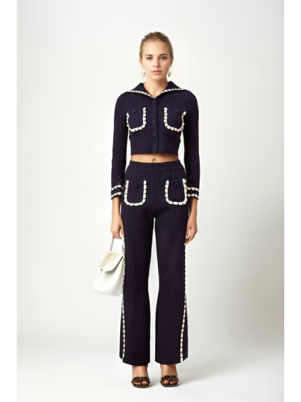 CHAQUETA PUNTO MARINO